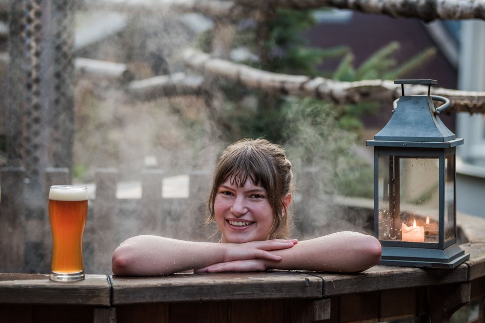 Bierbadezuber Schmilka. Foto: Tourismusverband Sächsische Schweiz/Sebastian Thiel